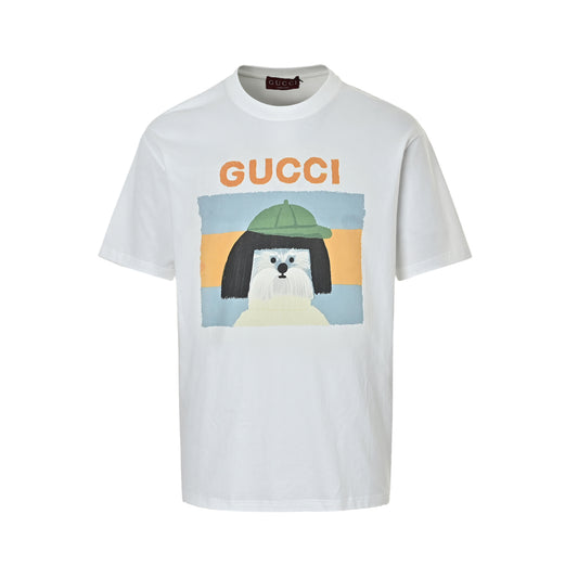 Gucci 26ss fun cartoon print short sleeves