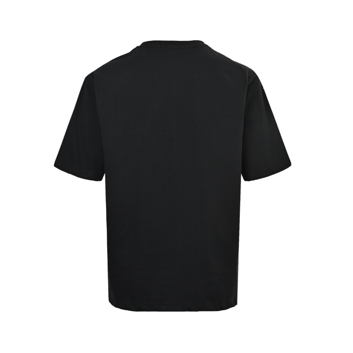 We11 Done W LOGO distressed letter short sleeves