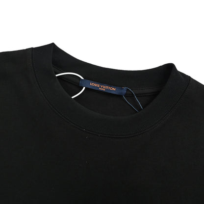 Louis Vuitton 26ss gradient old flower embroidered short sleeves