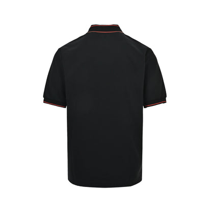 Gucci collar ribbed jacquard Polo short sleeves