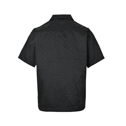 Gucci 26ss GG all-over jacquard suit short-sleeved shirt