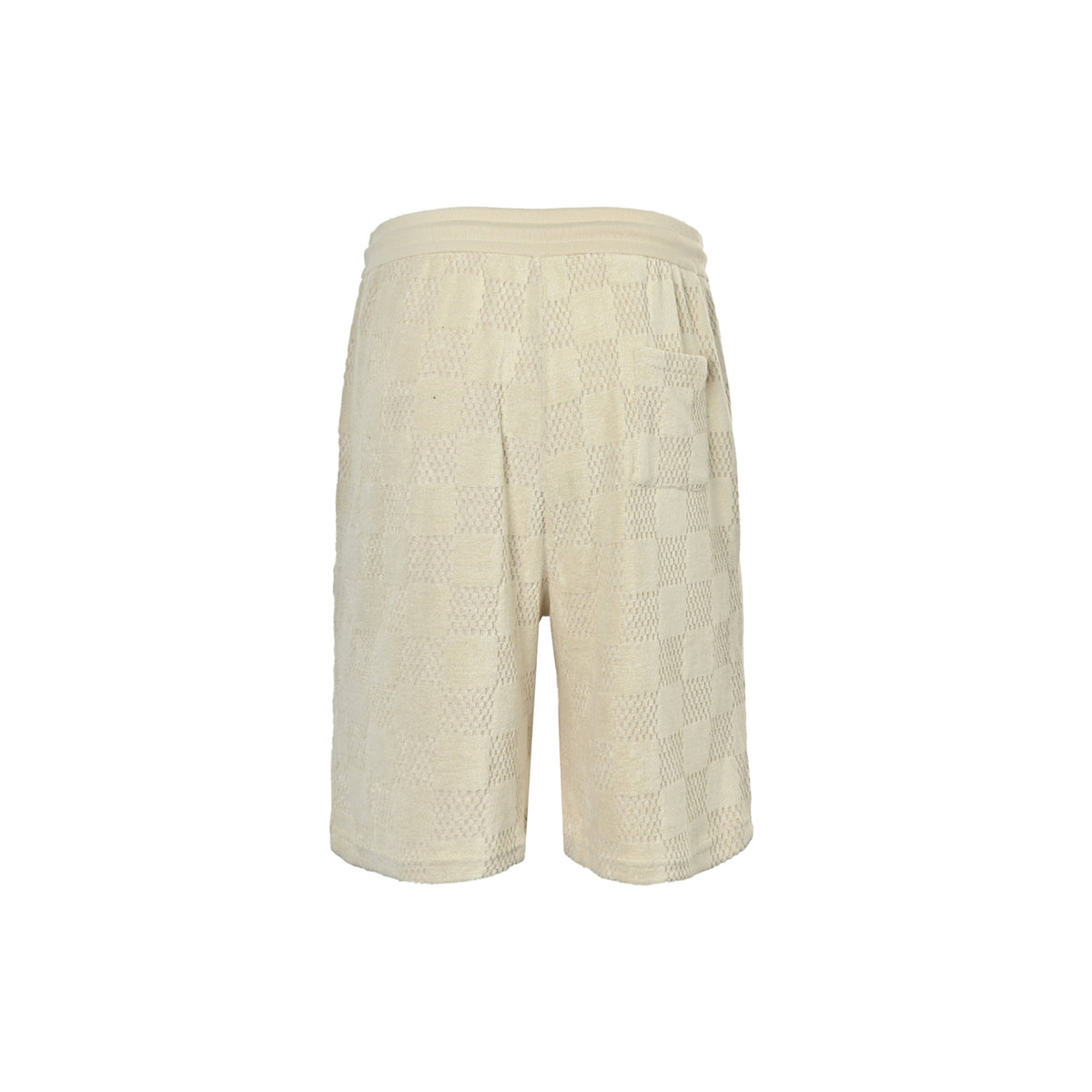 Louis Vuitton checkerboard drawstring terry shorts