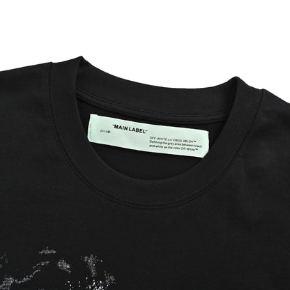 OFF WHITE starry sky fireworks splash ink arrow short sleeves