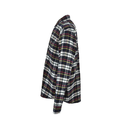 Celine Arc de Triomphe plaid long-sleeved shirt