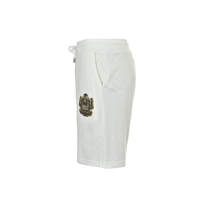 Louis Vuitton embroidered badge checkerboard shorts