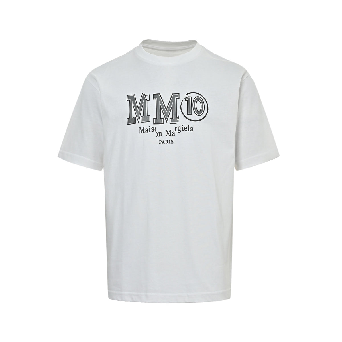 MaisonMargiela/Margiela MM10 printed round neck short sleeves