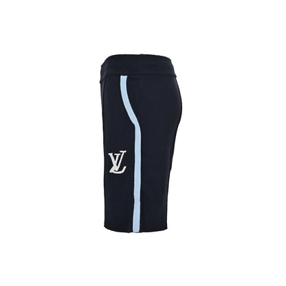 Louis Vuitton 26ss jacquard letter logo knitted shorts