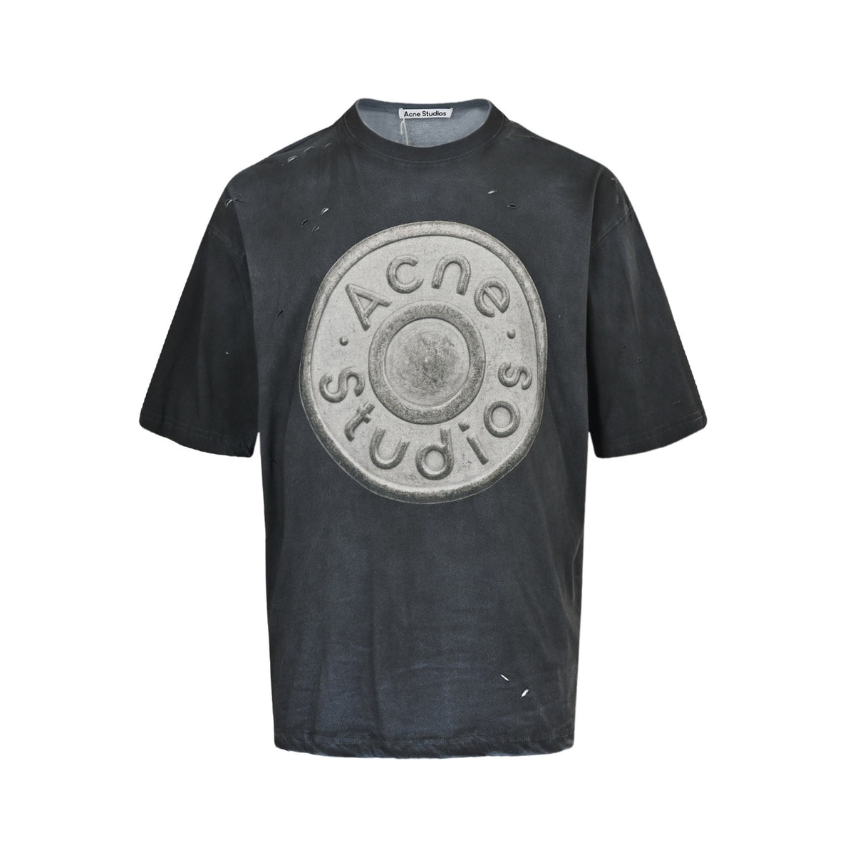 Acne Studios distressed sandblasted washed short sleeves