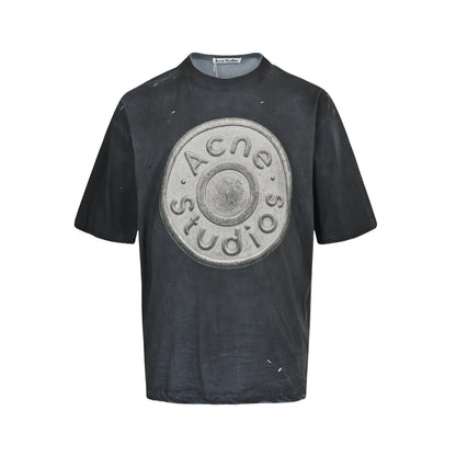 Acne Studios distressed sandblasted washed short sleeves