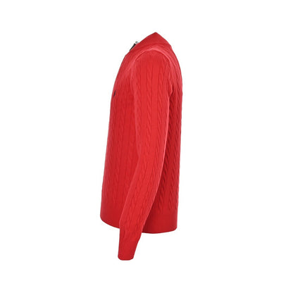 Ralph Lauren classic cable half-zip sweater