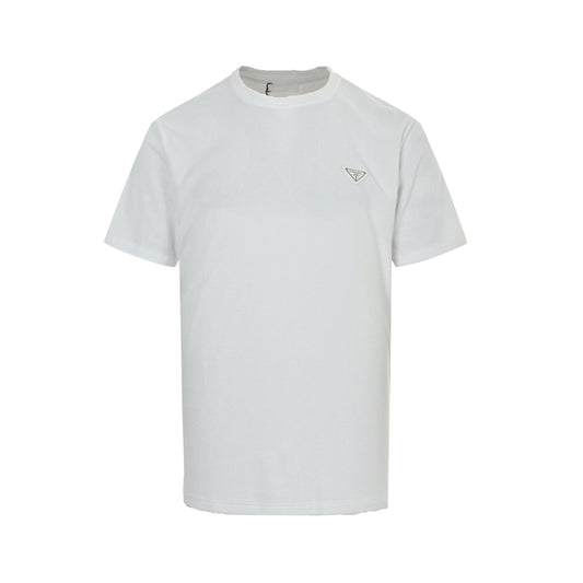 Prada triangle logo terry short sleeves