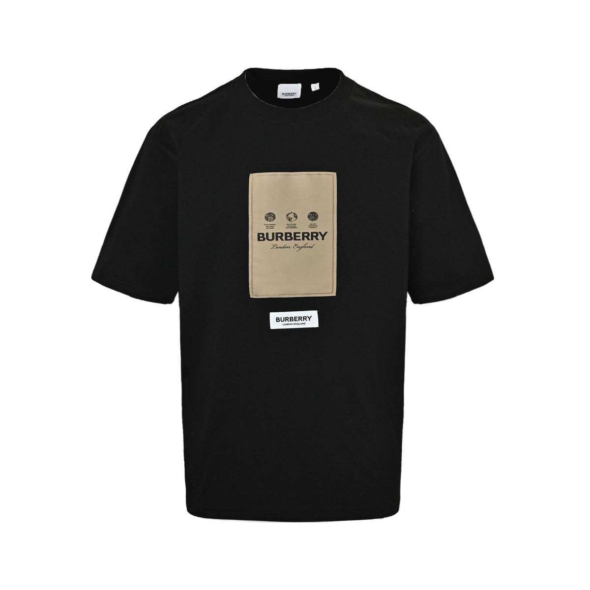 Burberry short-sleeved chest patch label