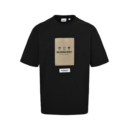 Burberry short-sleeved chest patch label