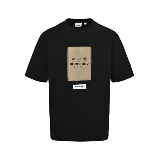Burberry short-sleeved chest patch label