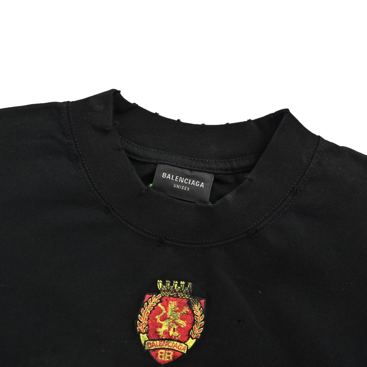 Balenciaga 23ss joint Manchester United dirty wash short-sleeve