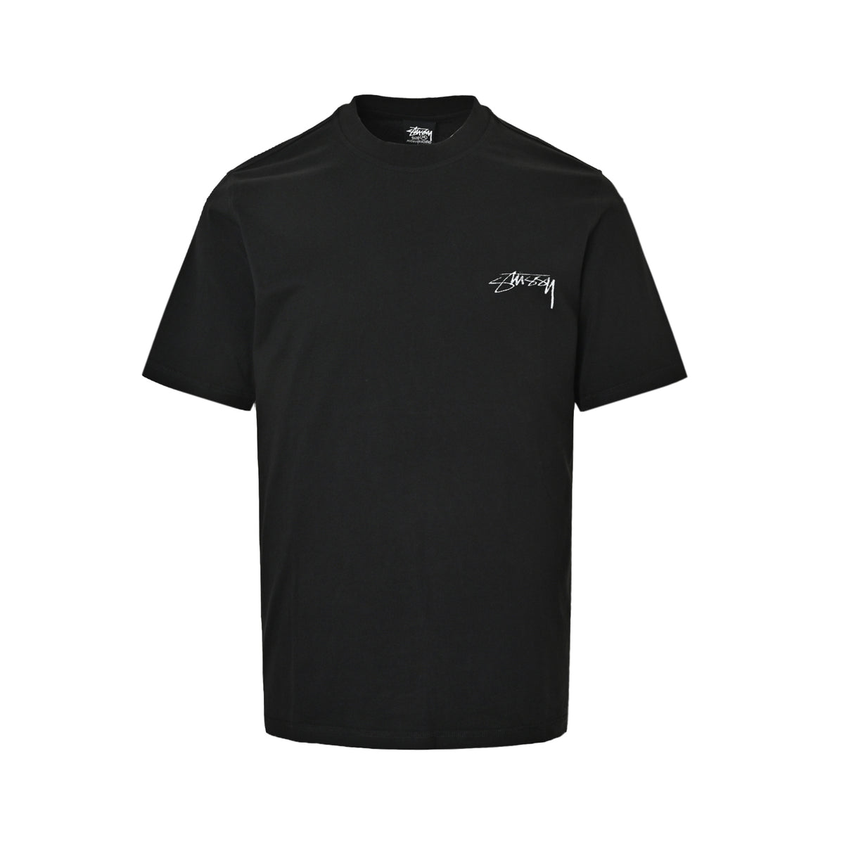 Stussy chest printed round neck short sleeves