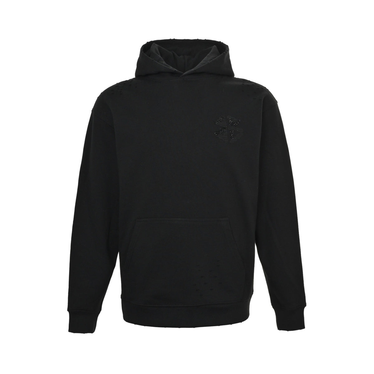 Balenciaga/Balanciaga 25Fw hot diamond double B letter embroidered hooded sweatshirt