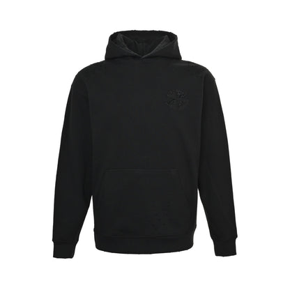 Balenciaga/Balanciaga 25Fw hot diamond double B letter embroidered hooded sweatshirt