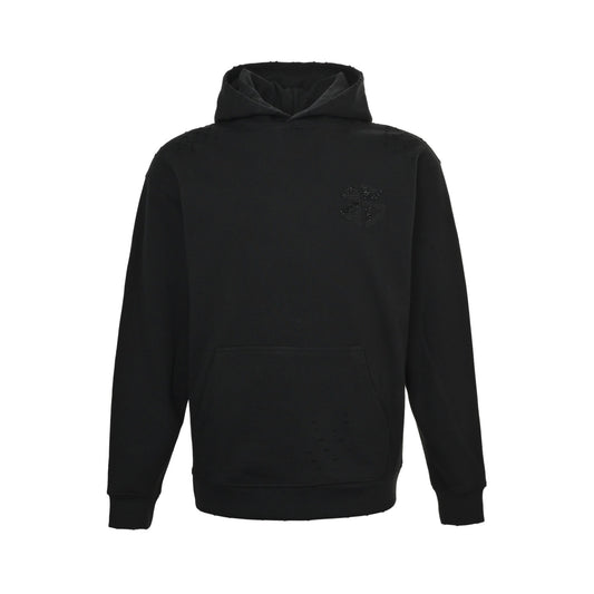 Balenciaga/Balanciaga 25Fw hot diamond double B letter embroidered hooded sweatshirt