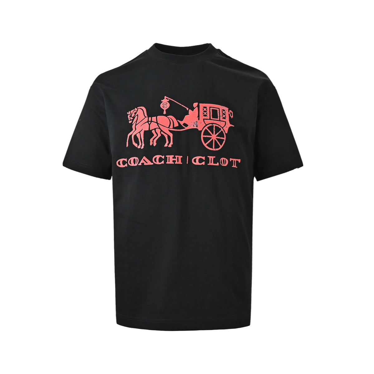COACH/CLOT joint carriage print short-sleeve