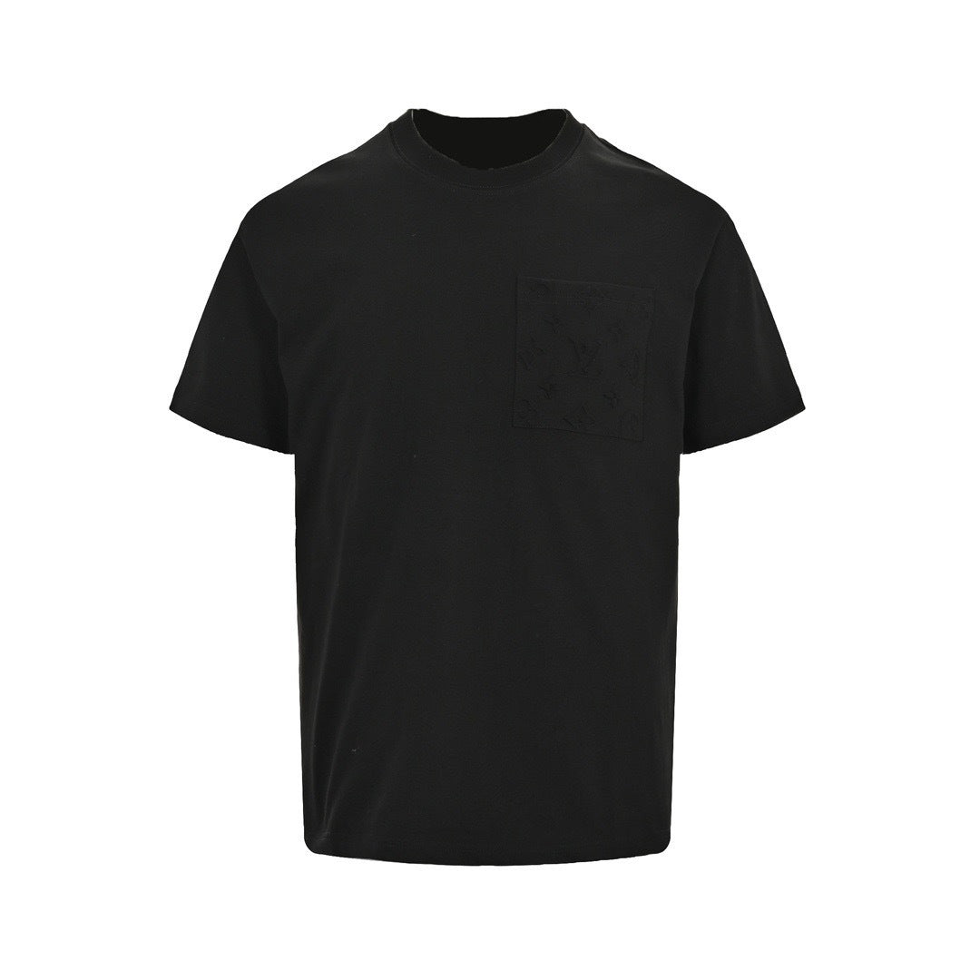 Louis Vuitton 24ss pocket presbyopic embossed short sleeves