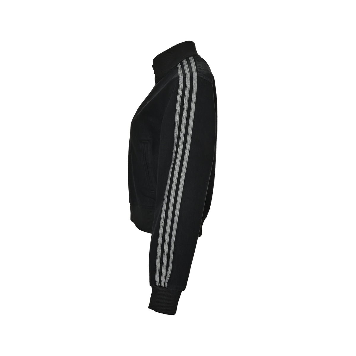 Adidas women's clover three-bar denim jacket