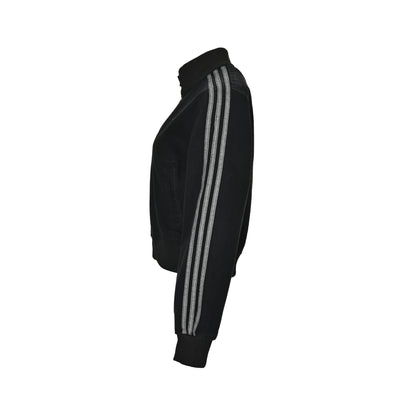 Adidas women's clover three-bar denim jacket