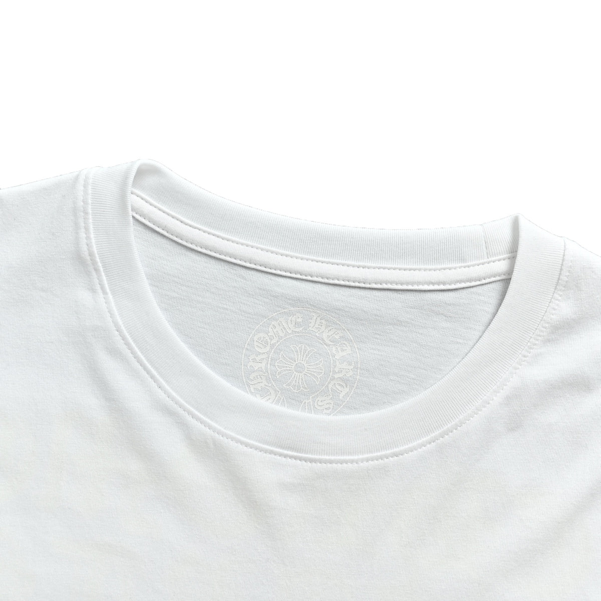 Chrome Hearts/Chrome Heart Cross Flower Arm Back Yellow Sanskrit Printed Long Sleeves