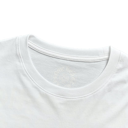 Chrome Hearts/Chrome Heart Cross Flower Arm Back Yellow Sanskrit Printed Long Sleeves