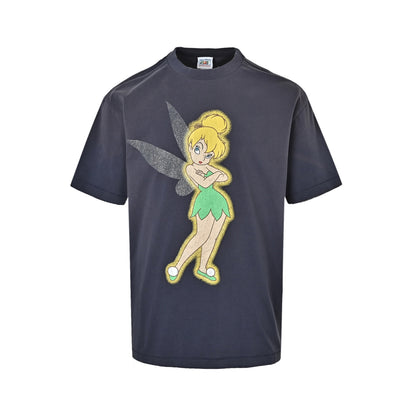 SAINT MICHAEL SM Tinkerbell printed short sleeves