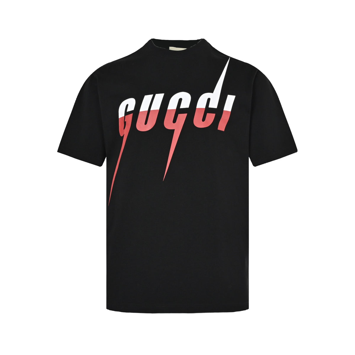 Gucci 19ss lightning logo printed short sleeves
