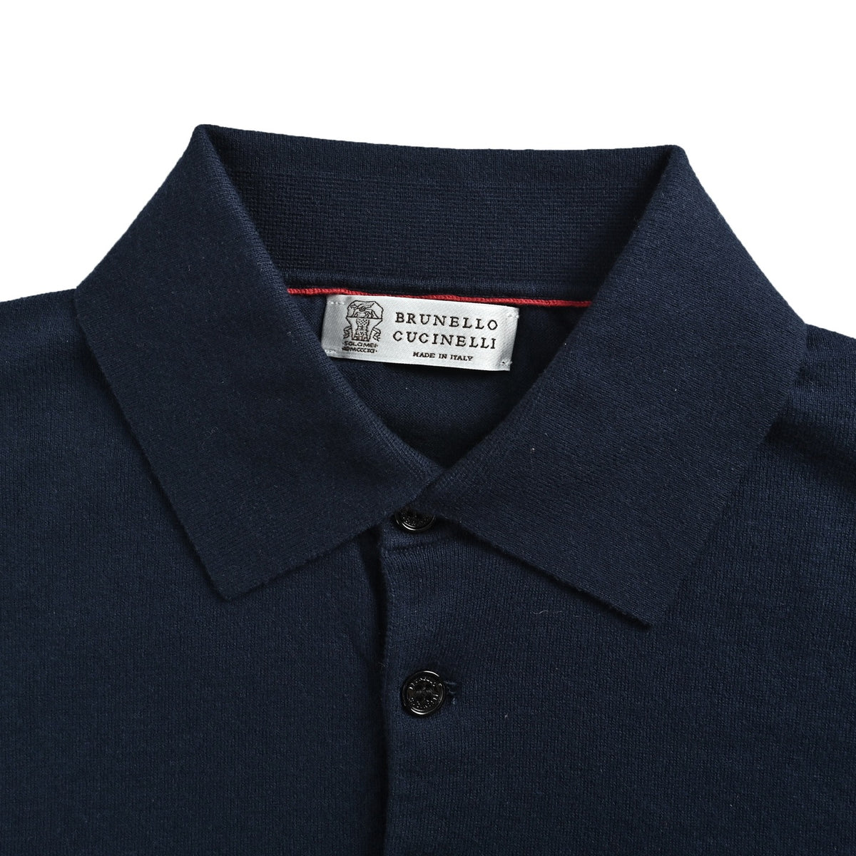 BRUNELLO CUCINELLI BC 26ss Solid Color Embroidered Logo Polo Short Sleeve