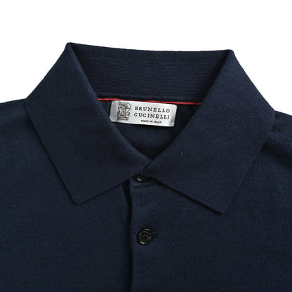 BRUNELLO CUCINELLI BC 26ss Solid Color Embroidered Logo Polo Short Sleeve