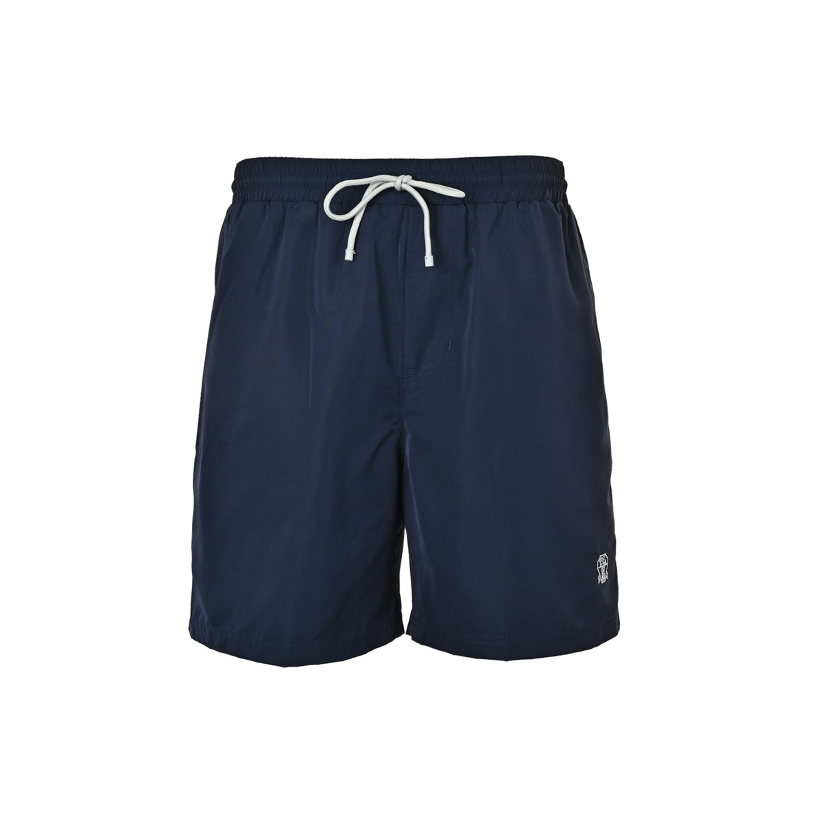 BRUNELLO CUCINELLI BC small logo embroidered beach shorts