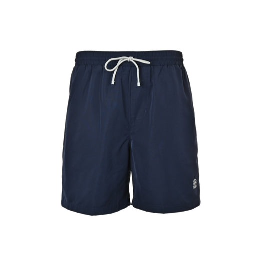 BRUNELLO CUCINELLI BC small logo embroidered beach shorts