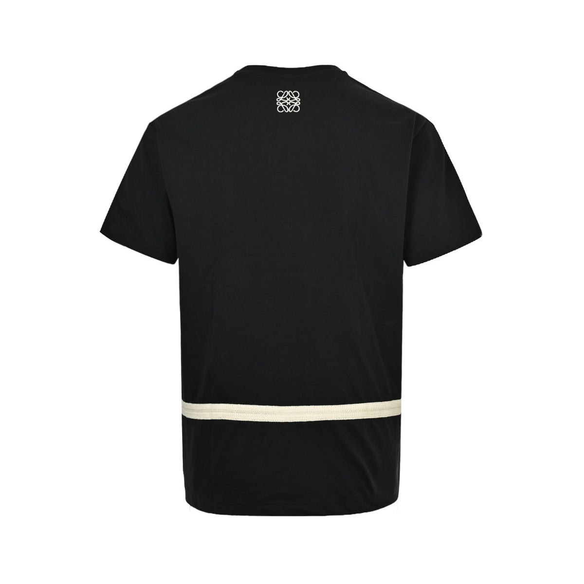 Loewe/Luo Yiwei color block braided webbing round neck