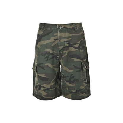 Chrome Hearts/Cro Heart city limited camouflage denim shorts