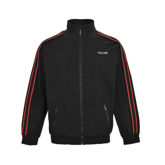 Celine 23Fw embroidered small label red edge webbing suit jacket