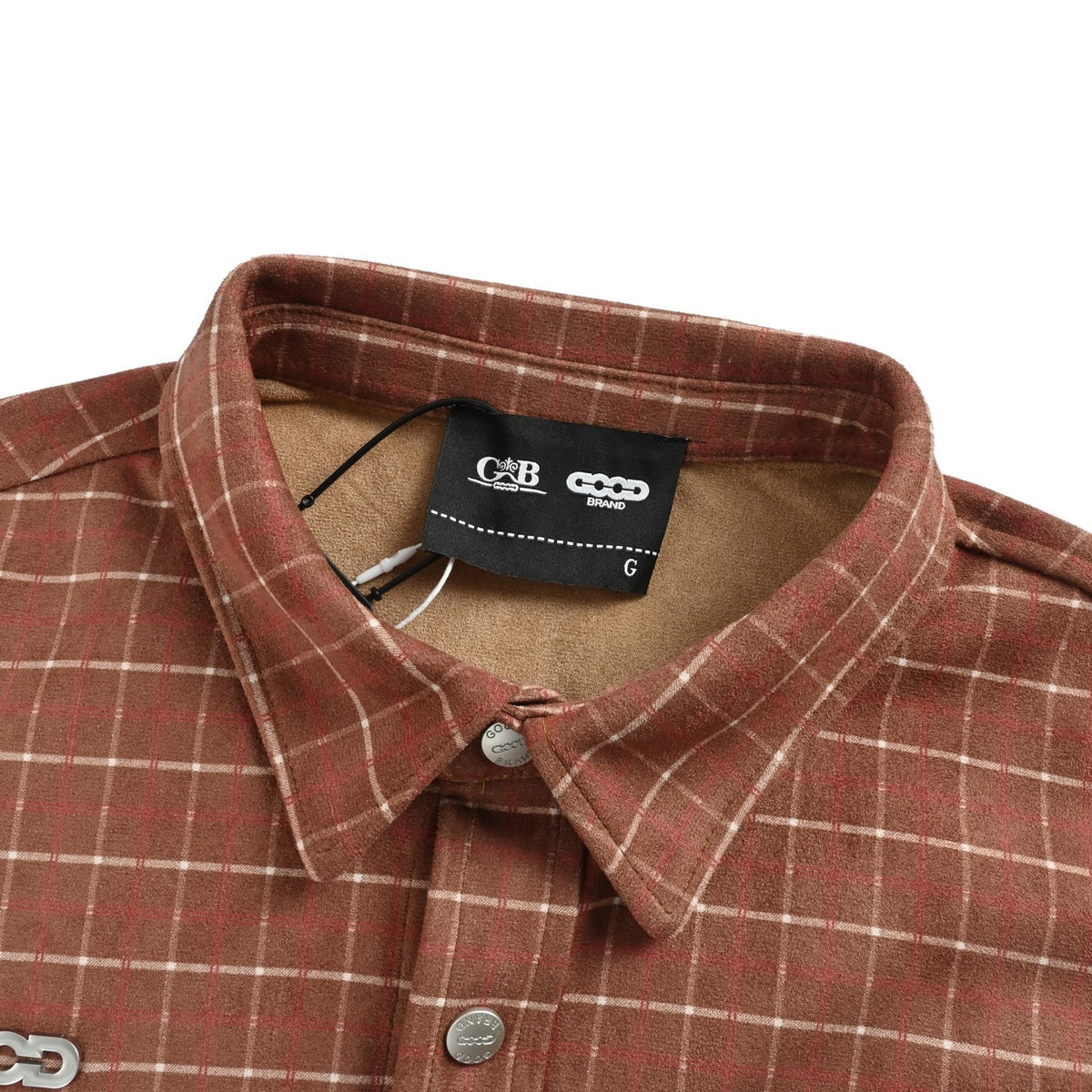 Good Brand 25Fw suede beaded shirt jacket
