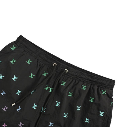 Louis Vuitton 25ss full-frame presbyopic gradient embroidered shorts
