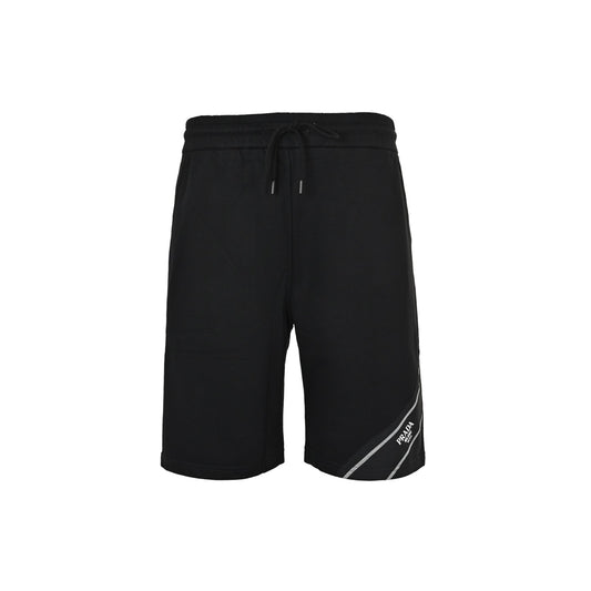 Prada shorts with letter logo on the hem