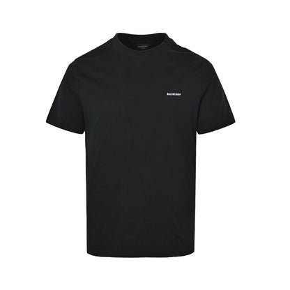 Balenciaga small letter embroidered short sleeves