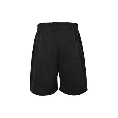 Chrome Hearts/Chrome Heart 26ss three-flower patchwork leather cross shorts