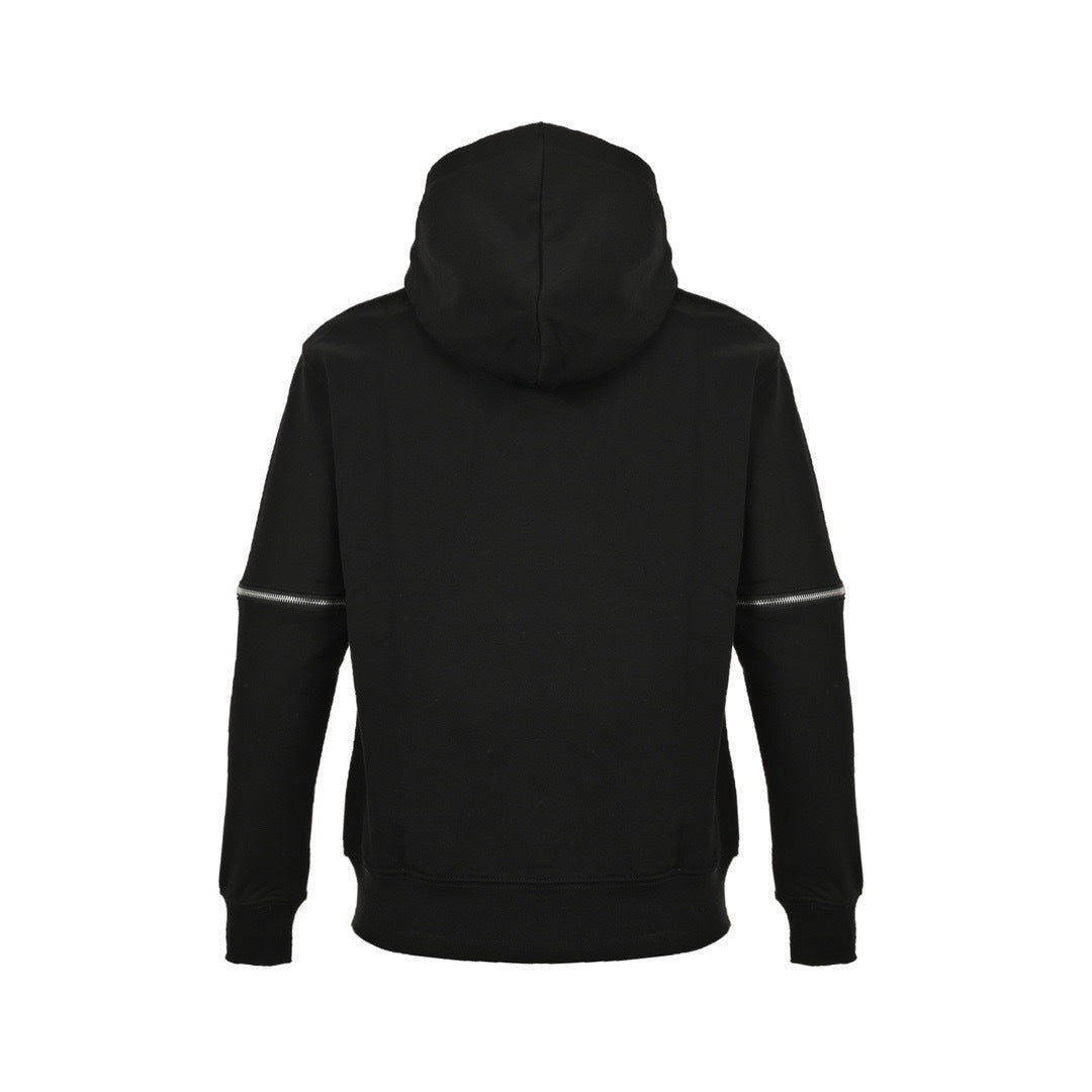 Gucci 24Fw lipstick print sleeves detachable hooded sweatshirt