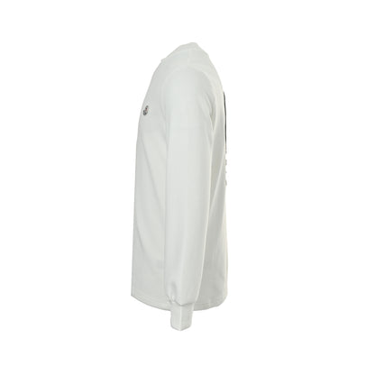 Moncler/Mask 25Fw embroidered logo long-sleeved T-shirt