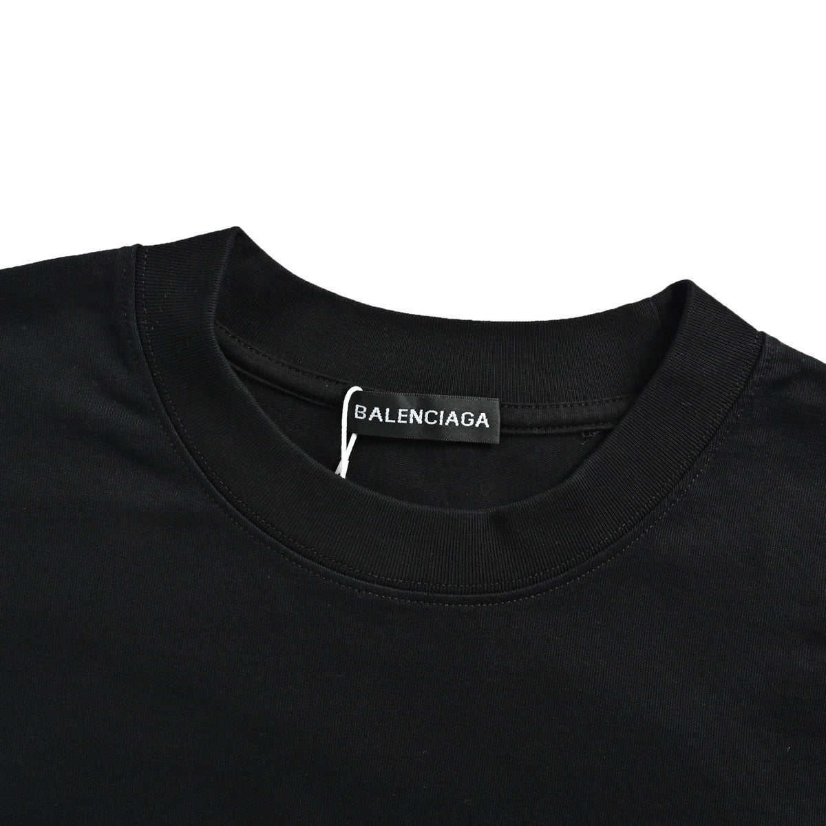 Balenciaga/Balanciaga Double B lock large patch embroidered round neck short sleeves