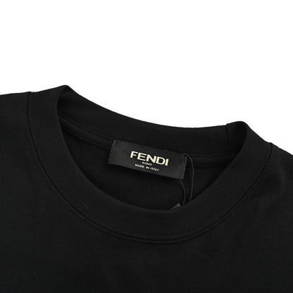 Fendi 25ss FF embroidered logo short sleeves