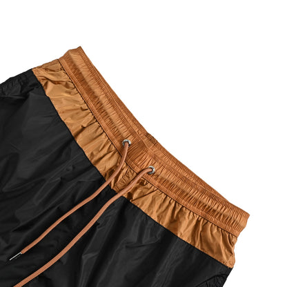 Moncler/Mask color block woven beach shorts