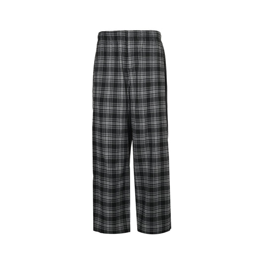 Balenciaga front and back spliced ​​plaid trousers