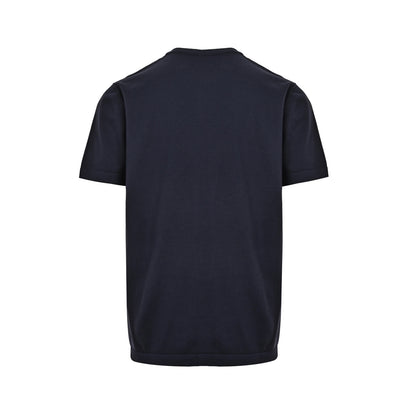 Louis Vuitton 26ss chest silicone badge knitted short sleeves